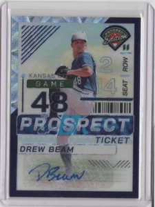 2024 Panini Prospect Edition Holo Prospect Ticket Auto Purple Scope Drew Beam - Picture 1 of 2