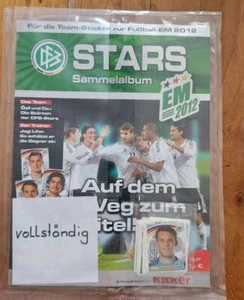 Stars EUROPAMEISTERSCHAFT 2012 TEAM STICKER Ferrero/Kicker vollständig ungeklebt - Bild 1 von 2