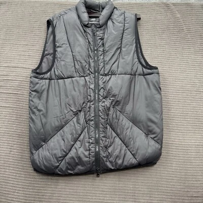 Armani Exchange Puffer Vest Men Medium Black Nylon Full Zip Preppy Designer. - Image 1 of 4