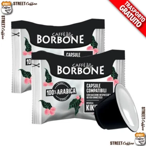 50 100 200 a 1000 Capsule Compatibili Nespresso caffè Borbone Kikka 100% Arabica - Foto 1 di 2