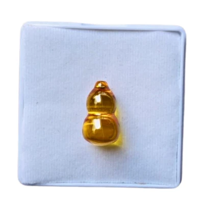 Leklai Naga 宝石 Calabash 黄色石头护身符 Lucky Power Fortune 丰富成功 — 第 1/4 张图片