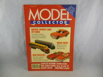 Model Collector June 1993 British Sports Cars by Corgi, Truck News & Rew Releas  - Image 1 of 3