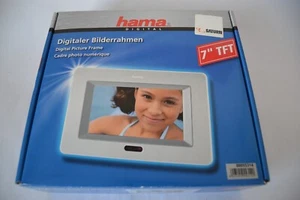 Hama digitaler Bilderrahmen 7" TFT weiß neu in OVP - Bild 1 von 3