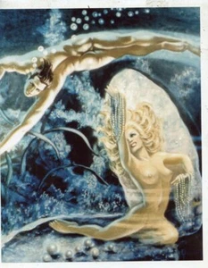 GEORGE QUAINTANCE MATTED FINISH STUNNING PRINT  NO.27  8X10" SEAHUNT - Picture 1 of 1