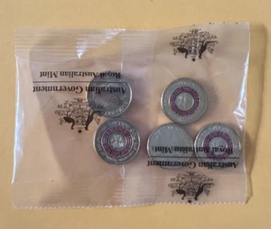 2019 $2 Bring Them Home Repatriation Coloured UNC Coin in Mint Bag Of 5 Coins - Bild 1 von 2