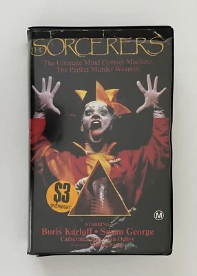 The Sorcerers [VHS] Supreme Entertainment Big Box Ex-Rental Video Tape Horror - Image 1 of 4