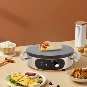 Máquina para hacer crepes profesional sartén eléctrica plancha panqueques antiadherente 110V-60HZ - Imagen 1 de 16