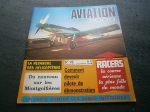 Revue Aviation 2000 N°28 Hélicoptére/Racer/ pilote demo  Mongolfiéres/Hill plane - Imagen 1 de 2