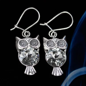 Pendientes de plata 925 plata de ley H378 - Imagen 1 de 2