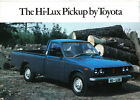 Toyota Hi-Lux Pickup 1600 1976-77 Oryginalna broszura sprzedaży w Wielkiej Brytanii