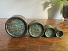 Vintage Aged Verdigris PRODEVEL Brass weight Set