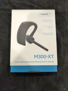 BlueParrott M300-XT Ultra Light-Noise Cancelling Bluetooth Head Set Black Color - Zdjęcie 1 z 12