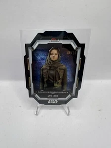 Topps Star Wars Finest 2022 Jyn Erso 09/10 Black Die-Cut Card - Picture 1 of 2