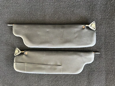 Par de quebra sol preto 1970-1977 Datsun 240Z 260Z 280Z - Imagem 1 de 4