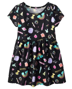 New The Children's Place TCP Back To School Dress Size S 5-6 NWT - Picture 1 of 3