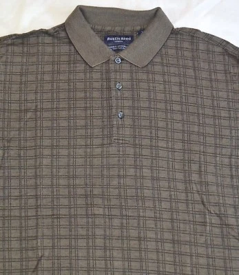 Camisa polo de tenis de golf Austin Reed London gris S/S manga corta L grande Foto 1 de 3