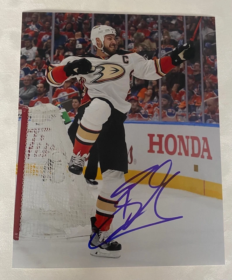 Foto autografiada firmada por Ryan Getzlaf de los Anaheim Ducks 8x10 y certificado de autenticidad Foto 1 de 1