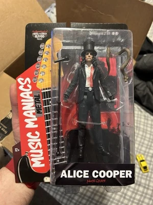 Figura de acción Alice Cooper McFarlane Toys Music Maniacs 6" L.E. * 8000 Hecho Foto 1 de 4