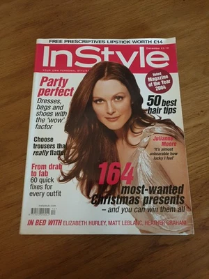 In Style Magazine Julianne Moore Volume 4 Number 12 December 2004 UK Edition VGC - Image 1 of 4