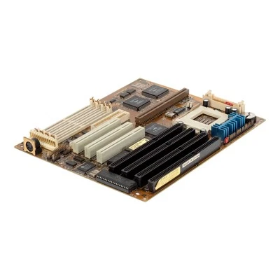 Motherboard PC Chips M519 Socket 7 Fpm / Edo Dram PCI Isa Baby-At - Image 1 of 3