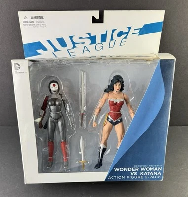 Wonder Woman vs Katana 2013 DC Collectibles Retired 6 Inch Action Figure 2-pack - Image 1 of 4