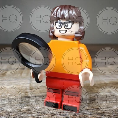 **NEW** 100% LEGO Velma Dinkley Minifigure MOC Mystery Mansion - ALTERNATIVE - Image 1 of 4