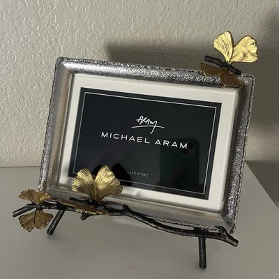 Marco Caballete Michael Aram Mariposa Ginkgo - Elegante Diseñador Decoración del Hogar Foto 1 de 4