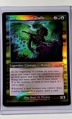 Magic The Gathering MAT The Aftermath Retro Frame Foil Jolrael Voice of Zhalfir - Image 1 of 2
