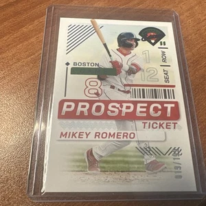 2024 Panini Prospects Mikey Romero 019/199 Boston Red Sox #79 - Picture 1 of 2