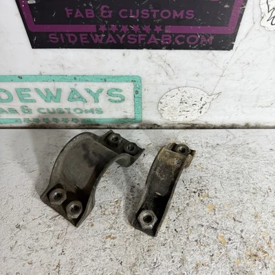 86-91 Mazda RX7 Steering Rack Mount Clamp Brackets FC - Image 1 of 4