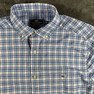 Camicia Vineyard Vines uomo media vestibilità classica Murray abbottonata a quadri casual - Foto 1 di 8