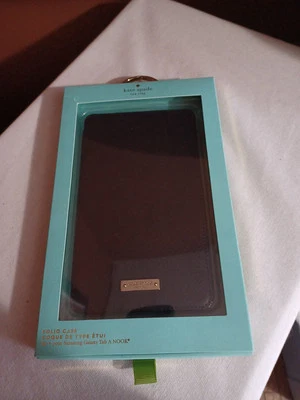 Kate Spade Samsung Galaxy Tab A Nook Folio Case Black 7” New In Package - Image 1 of 4