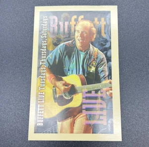 Jimmy Buffett postcard Live Tuesday, Thursday, Saturday 1999 Vintage - Picture 1 of 2