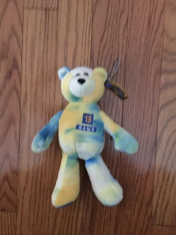 Kurt Warner13 St. Louis Rams Special Edition Limited Treasures Bean Bag Bear Cover