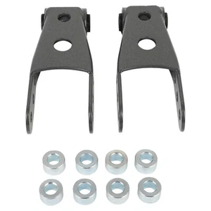 Fits 07-18 Chevrolet Silverado Sierra 1500 2"-3" Drop Shackles Lowering Kit Rear - Picture 1 of 9