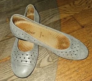 Zapatos planos sin cordones plateados mate Gabor para mujer HoverCraft 5 - Imagen 1 de 6