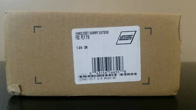 SCHLAGE F92 CAM ENTRANCE OUTSIDE HANDLESET ACCENT LEVER OIL RUBBED BRONZE NIB - Image 1 of 2