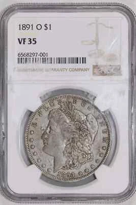 1891-O MORGAN DOLLAR NGC VF35 - Image 1 of 2