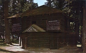 Dayton Oregon im Herzen des produktiven Willamette Valley Postkarte - Bild 1 von 2