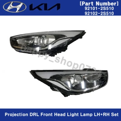 Оригинальный комплект проекционных передних фар дневного света левая + правая для Hyundai Tucson ix35 10-14 - Изображение 1 из 4