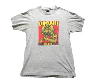 Vintage Oorah Shirt Adult Small It's a Marine Thing Military Corps Bulldog Mens - Picture 1 of 6