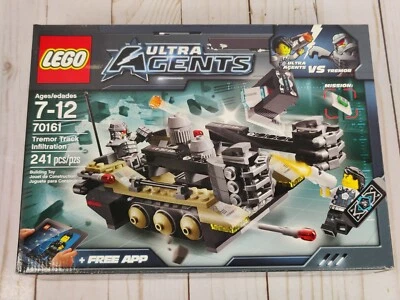 LEGO 70161 Ultra Agents Tremor Track Infiltration 241 Pieces New In Box Sealed  - Image 1 of 4