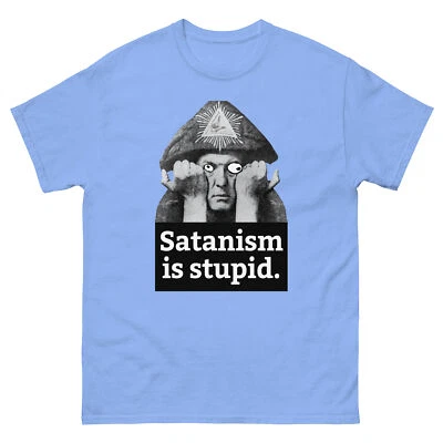 Camiseta cristiana-Satanism is Stupid-Aleister Crowley-Truth-Jesucristo Foto 1 de 4