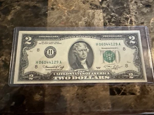 1976 $2 Two Dollar H 06044129 IN PROTECTIVE SLEEVE - Picture 1 of 4