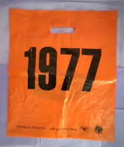 130. Asche - 1977 - Promo orange Kunststofftragetasche groß 38x32 cm. Unvollkommenheiten - Bild 1 von 5