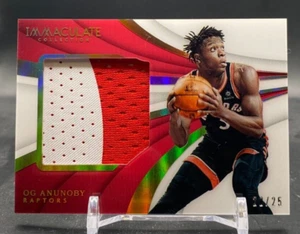 2017-18 OG Anunoby Immaculate Rookie Patch 22/25 Game Player Worn SSP #MM-OGA - Picture 1 of 3