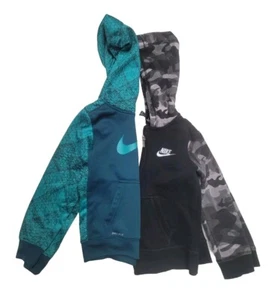 Nike Drifit Boy's Hoodie 4 Years Green Lot Of 2 Multicolor - Picture 1 of 6