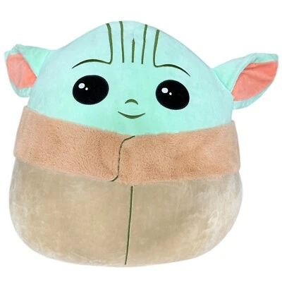 20” Jumbo Squishmallow Mandalorian The Child Baby Yoda Grogu Plush VERY CLEAN - Image 1 of 4