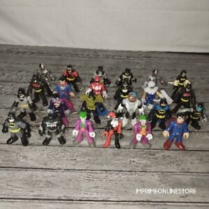 Playskool Imaginext Mixed Mini Figures Lot DC Hero Friends - Red Ranger