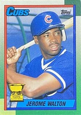 1990 Topps All Star Rookie #464 Jerome Walton Chicago Cubs Baseball Card